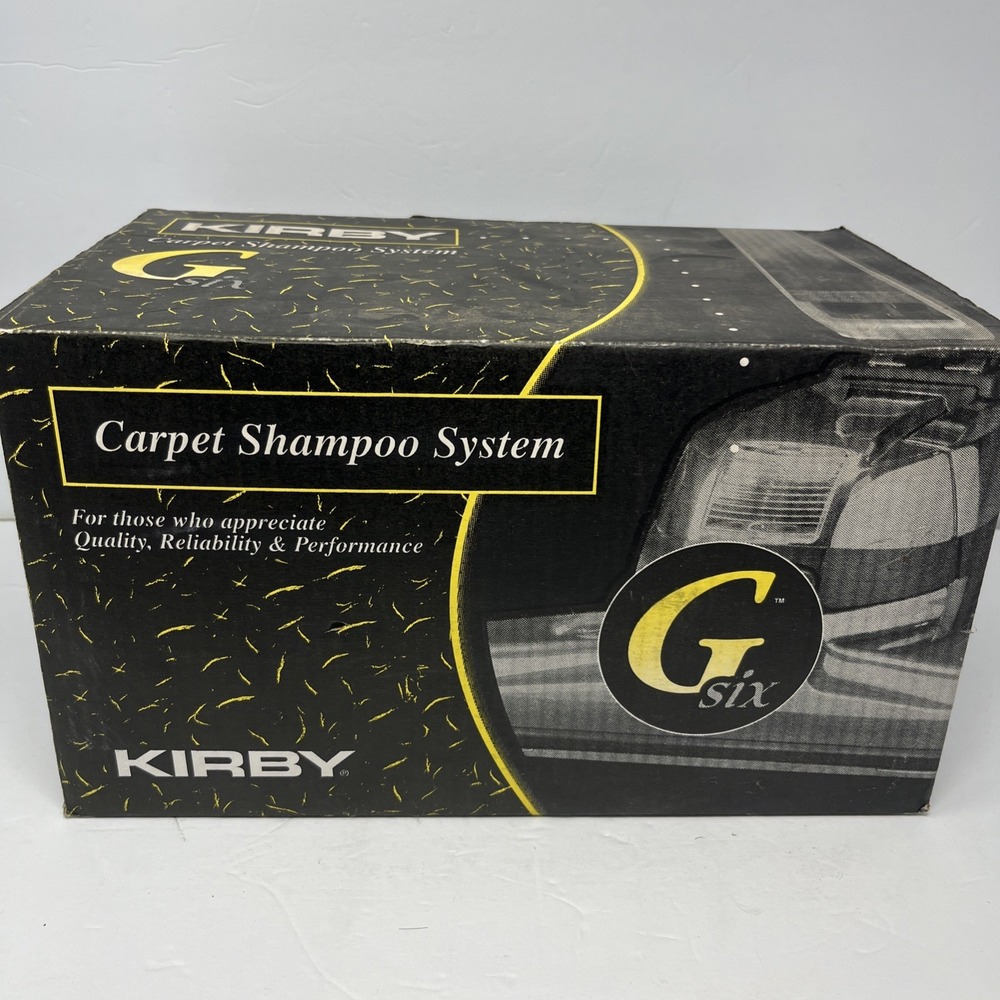 Kirby G Six G6 Carpet Complete Shampoo System Original Box Not Complete